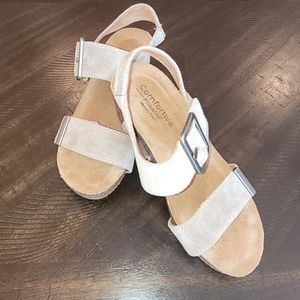 Comfortiva Suede Wedge